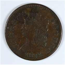 1813 LARGE CENT VF-30