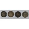 Image 1 : (4) LOW GRADE SEATED QUARTERS
