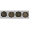 Image 2 : (4) LOW GRADE SEATED QUARTERS