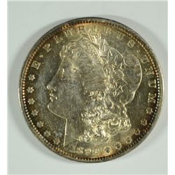 1890-S MORGAN DOLLAR MS-63 NICE COLOR