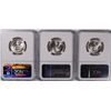 Image 2 : LOT OF ( 3 ) 1946-S WASHINGTON QUARTERS, NGC MS-65