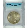 Image 1 : 1923-S PEACE SILVER DOLLAR, ICG MS- 64  TOUGH!