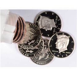 ROLL OF 2012-S PROOF KENNEDY HALF DOLLARS