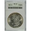 Image 1 : 1892 MORGAN DOLLAR ANACS MS-62
