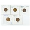 Image 1 : (5) 1912-D LINCOLN CENTS