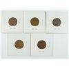 Image 2 : (5) 1912-D LINCOLN CENTS