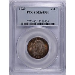 1929 STANDING LIBERTY QUARTER PCGS MS-65 FH
