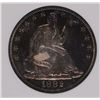 Image 2 : 1882 PROOF SEATED HALF DOLLAR ANACS PF-62 (NICE TONING)