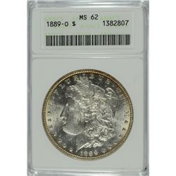 1889-O MORGAN DOLLAR ANACS MS-62