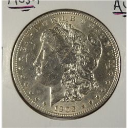 1903 MORGAN DOLLAR AU