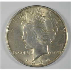 1934-D PEACE DOLLAR CH BU