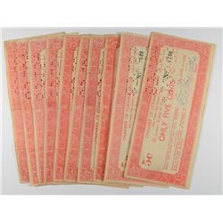 (10) 1933 DEPRESSION SCRIPT (CLAY COUNTY, KS) FIVE CENTS