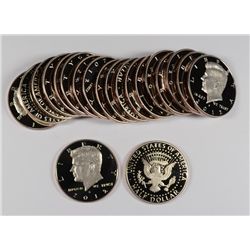 ROLL OF 2012-S PROOF KENNEDY HALF DOLLARS