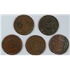 Image 2 : (5) 1856 LARGE CENTS