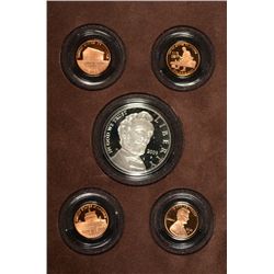 2009 LINCOLN COIN AND CHRONICLES SET, ORIGINAL BOX/COA