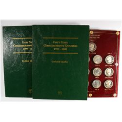 ( 2 ) 1999-2008 STATE QUARTER SETS (MISSING 3 COINS) & SBA DOLLAR SET (13) COINS