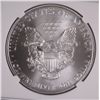 Image 3 : 2008 AMERICAN SILVER EAGLE, NGC MS-70