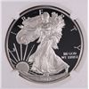 Image 2 : 2012-S $1.00 AMERICAN SILVER EAGLE, NGC PROOF-70 ULTRA CAMEO!  TROLLEY LABEL