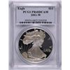 Image 1 : 2001-W AMERICAN SILVER EAGLE, PCGS  PROOF-68 DCAM