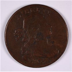 1805 LARGE CENT VF/XF LIGHT POROSITY