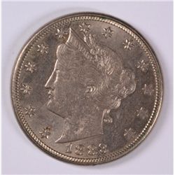 1883 LIBERTY NICKEL WITH CENTS MS-61