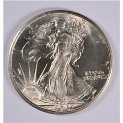 1941-S WALKING LIBERTY HALF DOLLAR,  BU  VERY FEW MARKS, TOUGH DATE TO FIND NICE