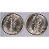 Image 1 : LOT OF ( 2 ) GEM BU WALKING LIBERTY HALF DOLLARS: 1946-S &  1947-D
