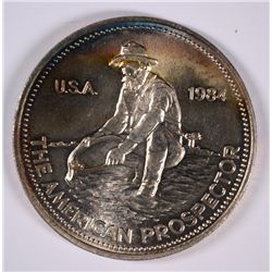 1884 ENGELHARD PROSPECTOR ONE OUNCE .999 SILVER ROUND