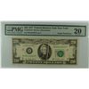 Image 1 : 1977 $20 FEDERAL RESERVE NOTE (MAJOR MINT ERROR-GUTTER FOLD) PMG 20