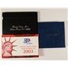 Image 1 : 1993, 1976 AND 2003 U.S. SILVER PROOF SETS IN ORIG PACKAGING