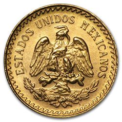 1945 Mexican Gold 2 1/2 Pesos AGW .0603