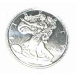 SILVER *WALKING LIBERTY* 1/10OZ FINE SILVER COIN *UNC MS HIGH GRADE*!! COIN CAME OUT OF SAFE!!