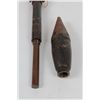 Image 4 : 21" WWII U.S. BAZOOKA GRENADE-INERT-PRACTICE SHELL