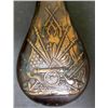 Image 2 : VINTAGE CIVIL WAR POWDER HORN-FLAGS-RIFLES AND CANNON