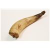 Image 1 : Classic Antique Powder Horn of Virginia Early 1800's 7"