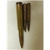 Image 3 : 3 WWII RIFLE AND ARTILLERY BULLETS-ONE HAS US INSIGNIA