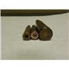 Image 4 : 3 WWII RIFLE AND ARTILLERY BULLETS-ONE HAS US INSIGNIA
