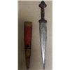Image 1 : OLD AFRICAN TRIBAL DAGGER & LEATHER SHEATH