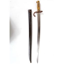 Antique Mre D'Armes de St Etienne 1874 French Bayonet