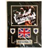 Image 1 : Signed Judas Priest Mounted Photo Pick Plaque COA