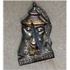 Image 2 : 1939 WHW FASCHING NAZI PIN W/SMILING MASK & PINBACK