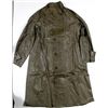 Image 1 : Vintage WWII US Army Green Rain Trench Coat GI Soldier
