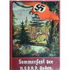 Image 1 : NAZI SOMMERFEST DER NSDAP-BADEN COLOR FLYER AD-4X6"-ORI