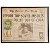 Image 1 : Report Top Soviet Missiles Pulled Out of Cuba Newspaper