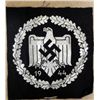 Image 1 : ORIGINAL NAZI 1944 SPORTS EAGLE SWASTIKA UNIFORM PATCH