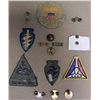 Image 4 : 15 PC MILITARY COLLECTION-WWII-CURRENT-PATCHES, DEVICES