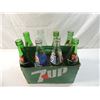 Image 2 : VINTAGE 8 7UP PEPSI GLASS BOTTLES