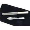 Image 2 : LOT 2 VINTAGE STERLING SILVER KNIVES
