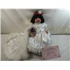 Image 1 : PRECIOUS HEIRLOOMS FAYZAH SPANOS SNOWY WHITE DOLL