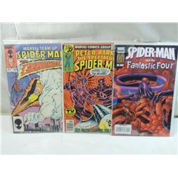 LOT 3 ASSORTED SPIDER MAN COMICS